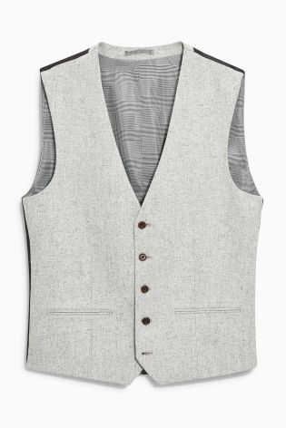 Nep Textured Suit: Skinny Fit Jacket